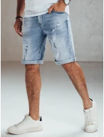 Pánske modré džínsové šortky FashionStreet SX2561