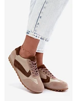 Dámske kožené semišové barefoot tenisky Zazoo N1400 v béžovej farbe Dámske kožené semišové barefoot tenisky Zazoo N1400 v béžovej farbe