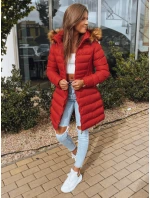 Dámska zimná bunda TERIS červená FashionStreet TY3097 Dámska zimná bunda TERIS červená FashionStreet TY3097