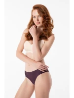 Julimex Tmavé slivkové nohavičky Simple Brasil S-XL