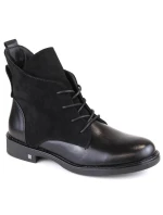 Ploché zateplené čižmy na podpätku Potocki W WOL88C black Ploché zateplené čižmy na podpätku Potocki W WOL88C black