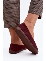 Dámske barefoot balerínky z prírodného semišu v bordovej farbe Mirelia Dámske barefoot balerínky z prírodného semišu v bordovej farbe Mirelia