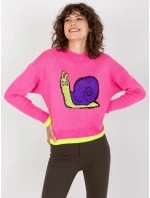 Dámsky sveter EM SW 1027 01 ružový