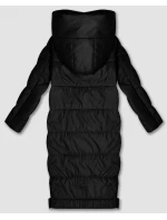Dámska dlhá ľahko zateplená bunda S'West black (B8510-1) Dámska dlhá ľahko zateplená bunda S'West black (B8510-1)