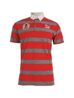 Pánske tričko Puma Polo red-grey 558241 09 pánske