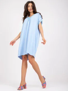 Šaty DHJ SK 0123.60P svetlo modrá