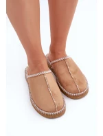 Domáca obuv Papuče s výšivkou Dámska obuv Inblu EY000028 Camel Domáca obuv Papuče s výšivkou Dámska obuv Inblu EY000028 Camel