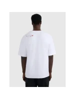 Pánske tričko oversize s potlačou 4F 4FRAW25TTSHM3257-10S