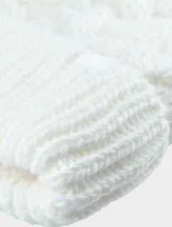 Dziewczęca Zimowa Czapka 4F 4FJWAW24ACAPF421-11S Biała