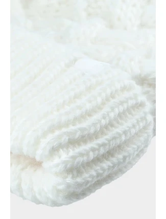 Dziewczęca Zimowa Czapka 4F 4FJWAW24ACAPF421-11S Biała