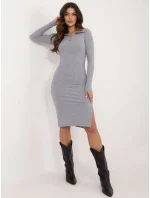 Šaty RV SK 9956.45 sivé