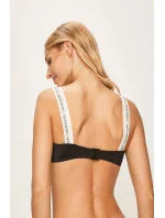 Vrchný diel plaviek KW0KW00548-BEH čiernobiela - Calvin Klein Vrchný diel plaviek KW0KW00548-BEH čiernobiela - Calvin Klein