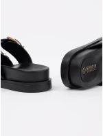 Originálne čierne dámske ponožky s plochým podpätkom Originálne čierne dámske ponožky s plochým podpätkom