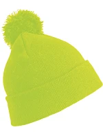 Result Headwear RC 028X Pletená čiapka s bambulou 28.028X fluorescenčná žltá Result Headwear RC 028X Pletená čiapka s bambulou 28.028X fluorescenčná žltá