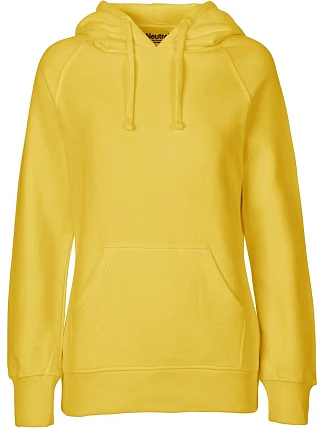 Neutral O 83101 Dámska mikina s kapucňou z bio bavlny 77.8311 yellow Neutral O 83101 Dámska mikina s kapucňou z bio bavlny 77.8311 yellow