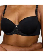 Dámska podprsenka Wild Azalea Florale WHP - BLACK - black 0004 - TRIUMPH