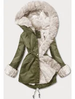 Parka s kožušinovou podšívkou army (5M763-136)