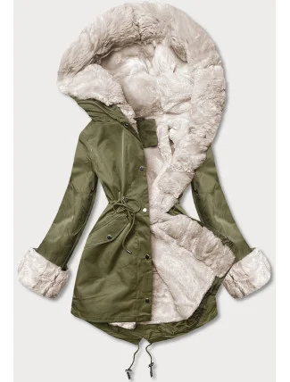 Parka s kožušinovou podšívkou army (5M763-136)