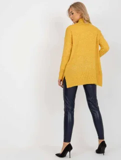 Dámsky sveter RV SW 7051 žltý