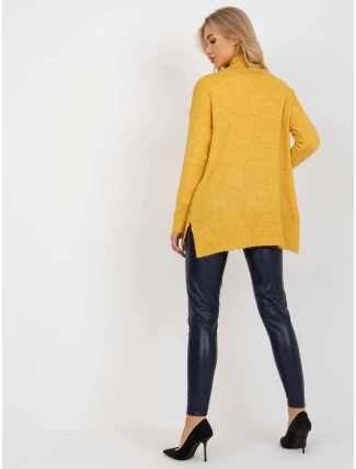 Dámsky sveter RV SW 7051 žltý Dámsky sveter RV SW 7051 žltý