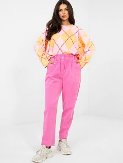 Šnúrové nohavice model 225522 Taliansko Moda