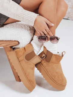 Dámske semišové snežnice na platforme FashionStreet ZY1182