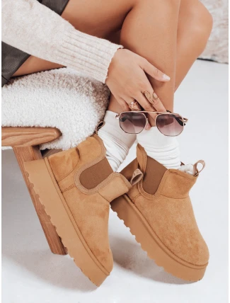 Dámske semišové snežnice na platforme FashionStreet ZY1182