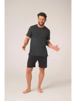 Pánske pyžamo Key MNS 936 A26 cr/r 3XL-4XL