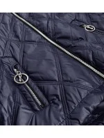 Tmavo modrá ľahká dámska bunda (BH2004)