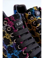 Buty Sportowe Na Platformie Dżety GOE MM2N4009 Czarne