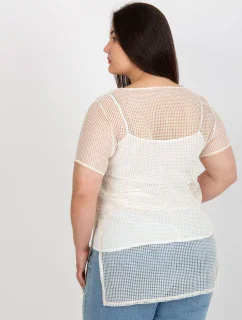 Blúzka LK BZ 506238.40P svetlo béžová