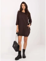 Šaty RV SK 6839.95 tmavohnedé