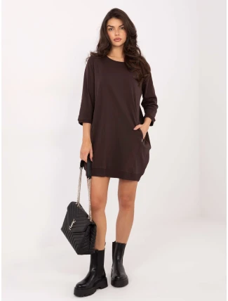 Šaty RV SK 6839.95 tmavohnedé