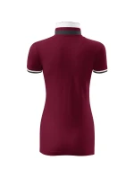 Polokošeľa Collar Up granátová