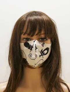 Bavlnená rúška Mačky - Vestis