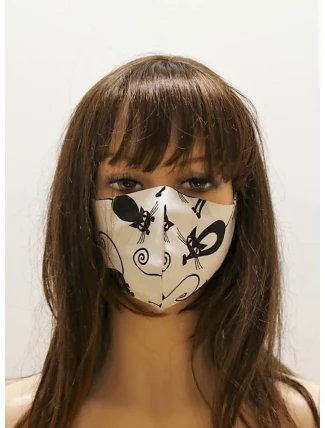 Bavlnená rúška Mačky - Vestis