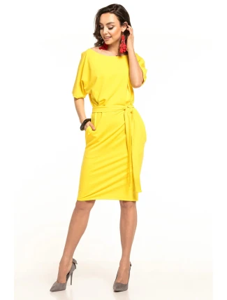 Dámske šaty T309/8 Yellow - Tessita