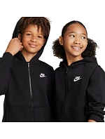 Detská mikina Nike Sportswear Club Fleece Black FD3004 010 Detská mikina Nike Sportswear Club Fleece Black FD3004 010