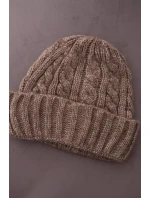 Ariana K299 ecru čiapka s vyhrňovacím lemom Ariana K299 ecru čiapka s vyhrňovacím lemom