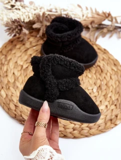 Dziecięce Śniegowce Na Rzep Czarne Unitia