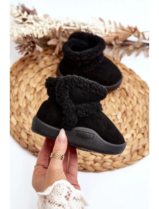 Dziecięce Śniegowce Na Rzep Czarne Unitia