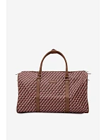 Vzorovaná hnědá cestovní taška Suelle