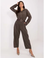 Košeľa IT KS 22390.81 tmavá khaki