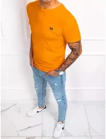 Pánske oranžové tričko FashionStreet RX4806