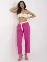 Nohavice DHJ SP 20506.79 fuchsiová