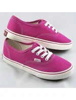 Dámske šnurovacie tenisky vo fuchsijovej farbe (A8865)