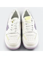 Bielo-fialové dámske športové topánky (AD-555)