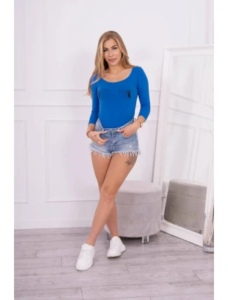 Body s potlačou pištole nevädzovej modrej farby