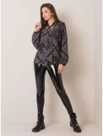 Blúzka DHJ BZ 12182 4.31P čierna a béžová