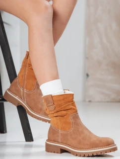 Dámske semišové ťavie čižmy FashionStreet ZY1278